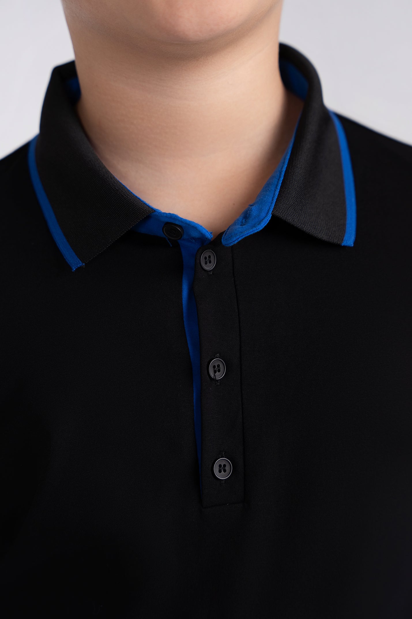Black Color Edge Polo