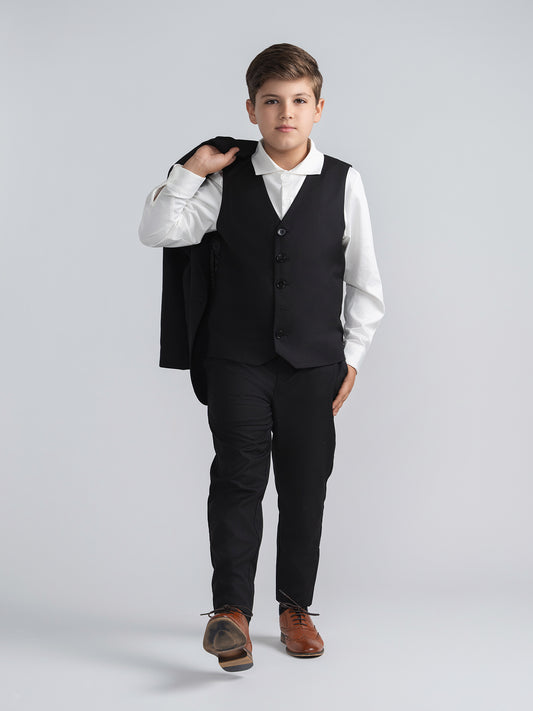 Black Tux Vest