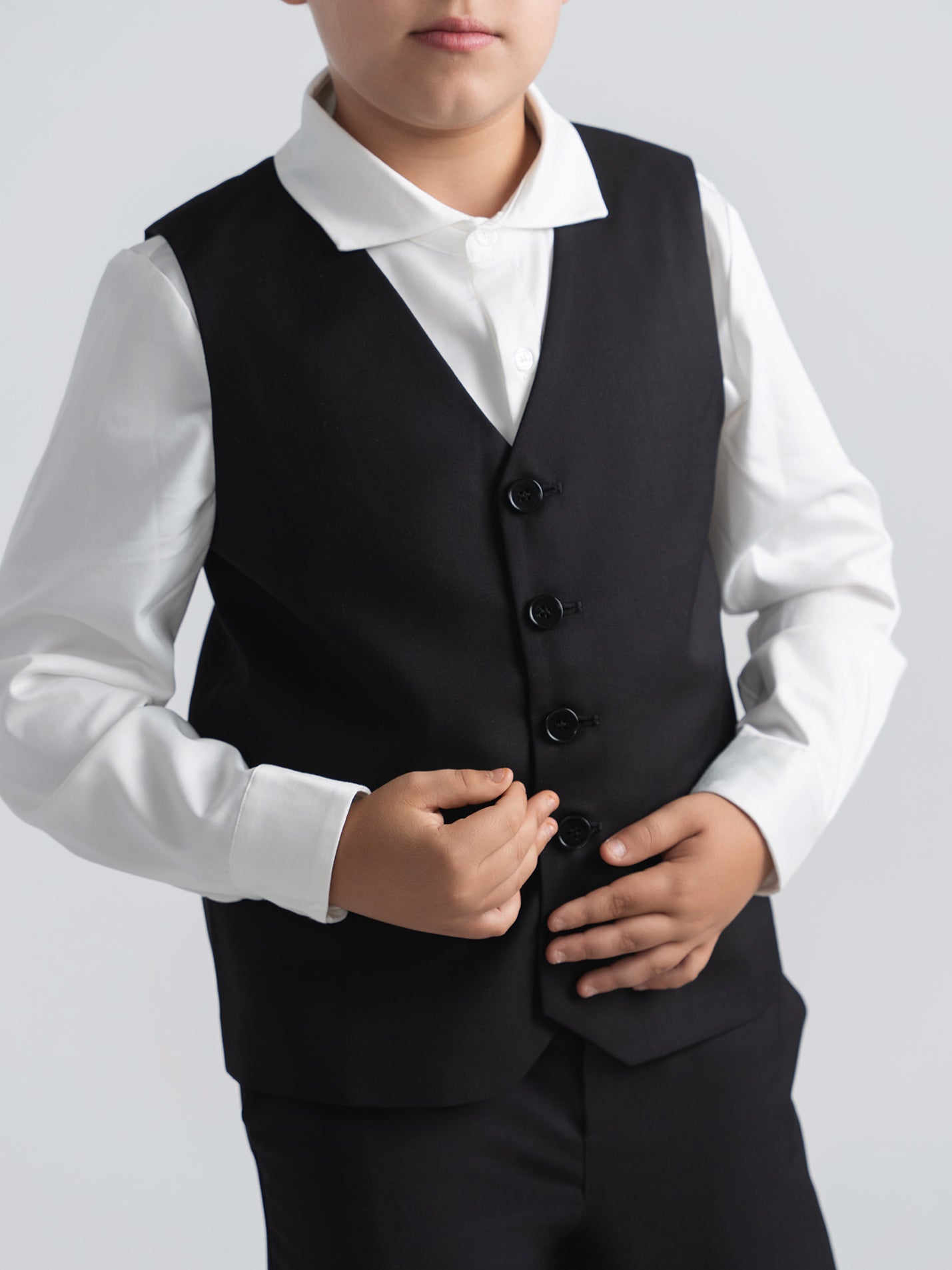 Black Tux Vest