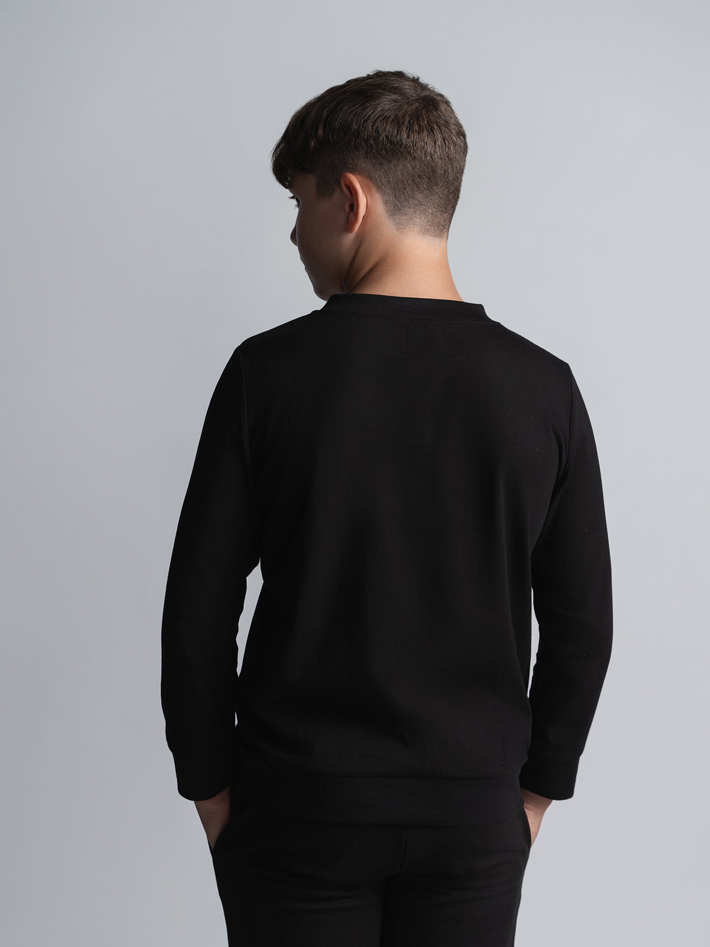 Black V-neck