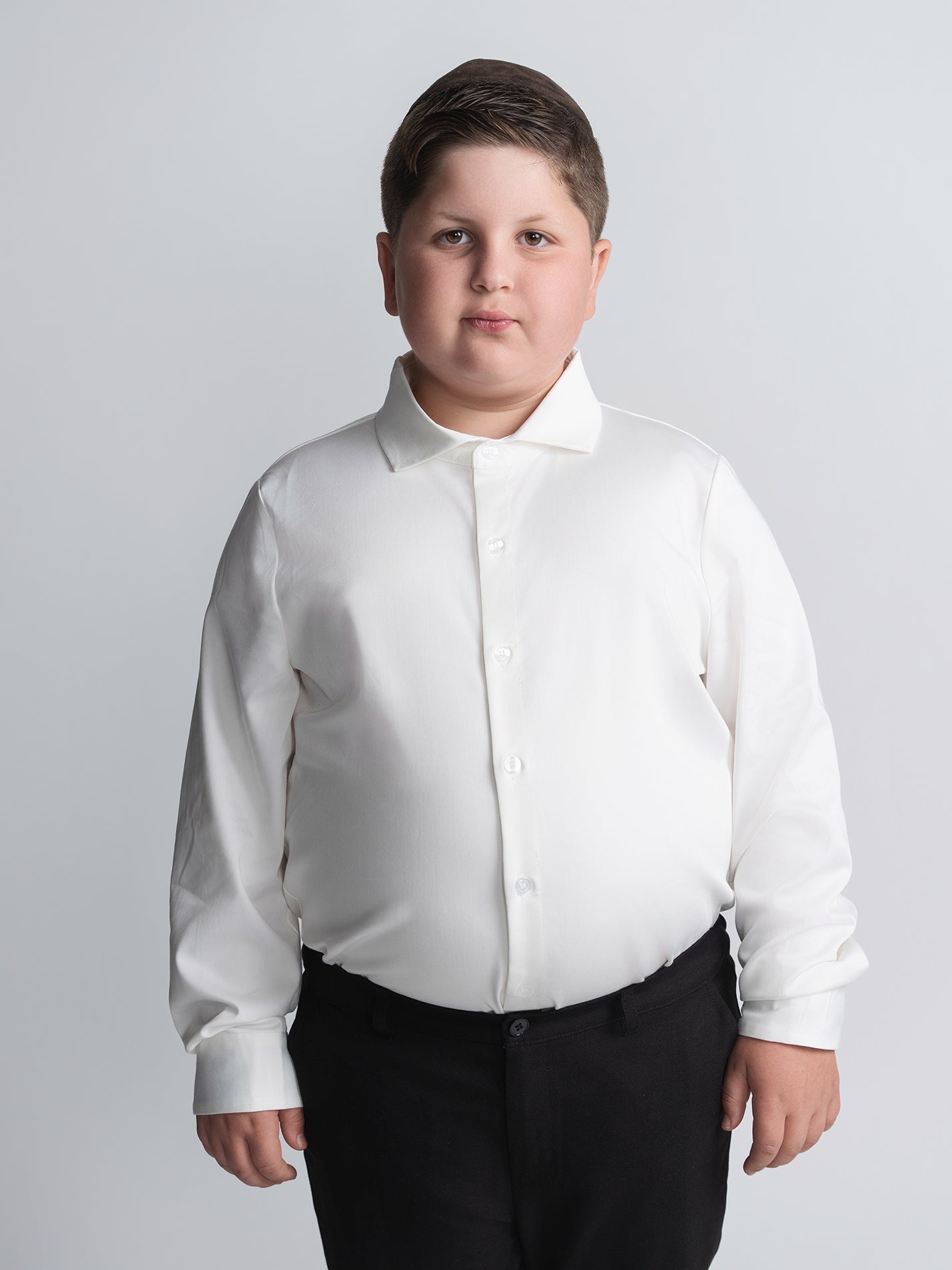 White Dress Shirt Cutaway Collar