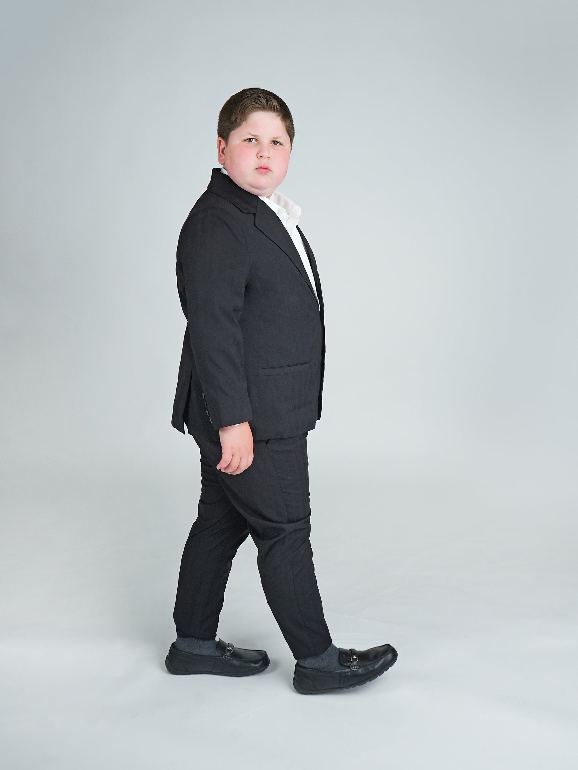 Black On Black Dress Pants husky boys