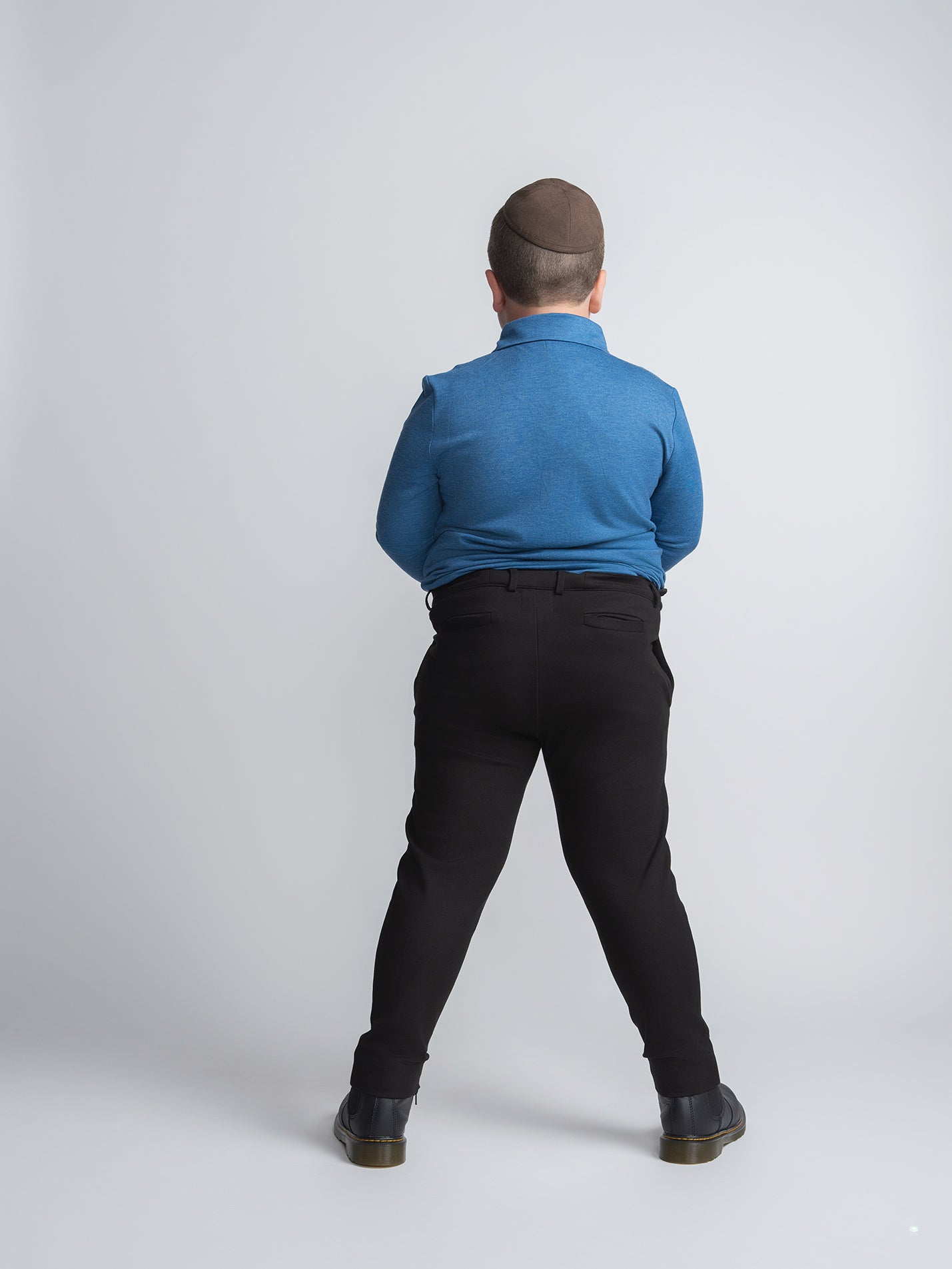 Black Stretch Pants Husky Boys