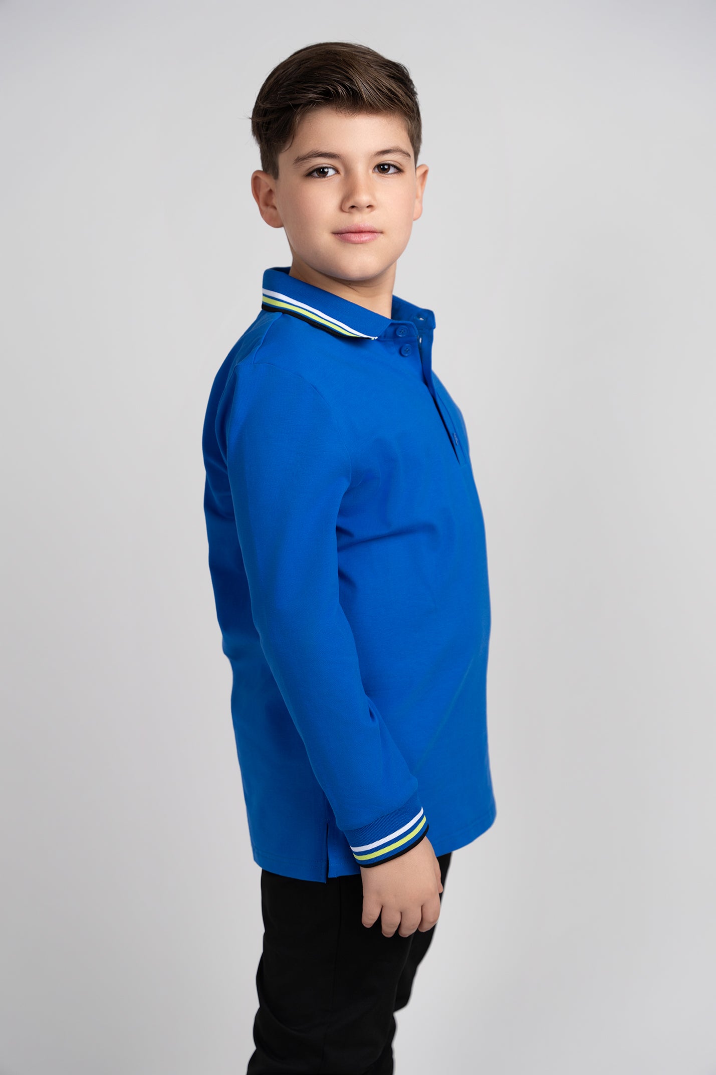 Mofi Triple  Trim Polo Husky Boys