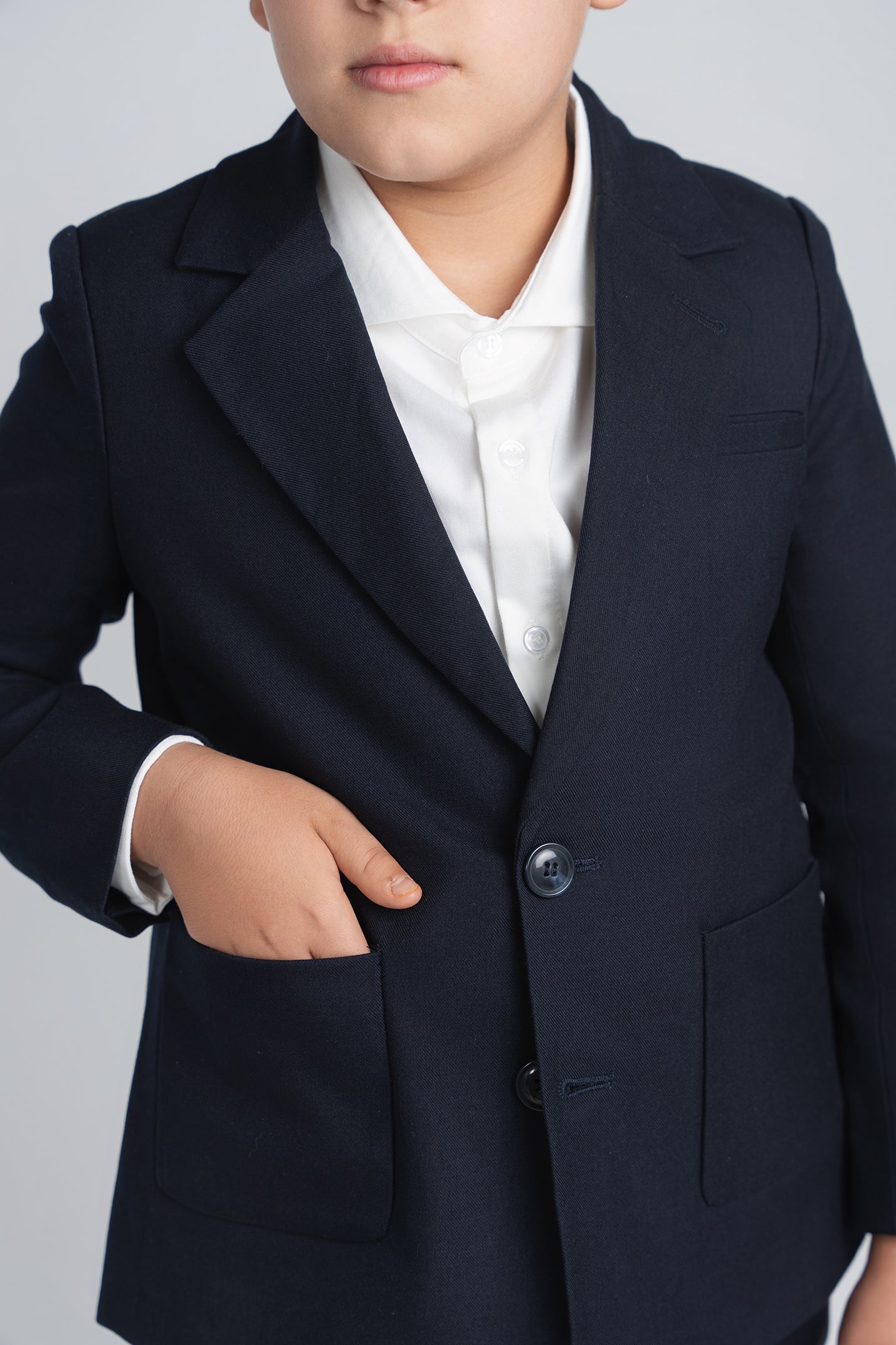 dark navy suit blazer husky boys