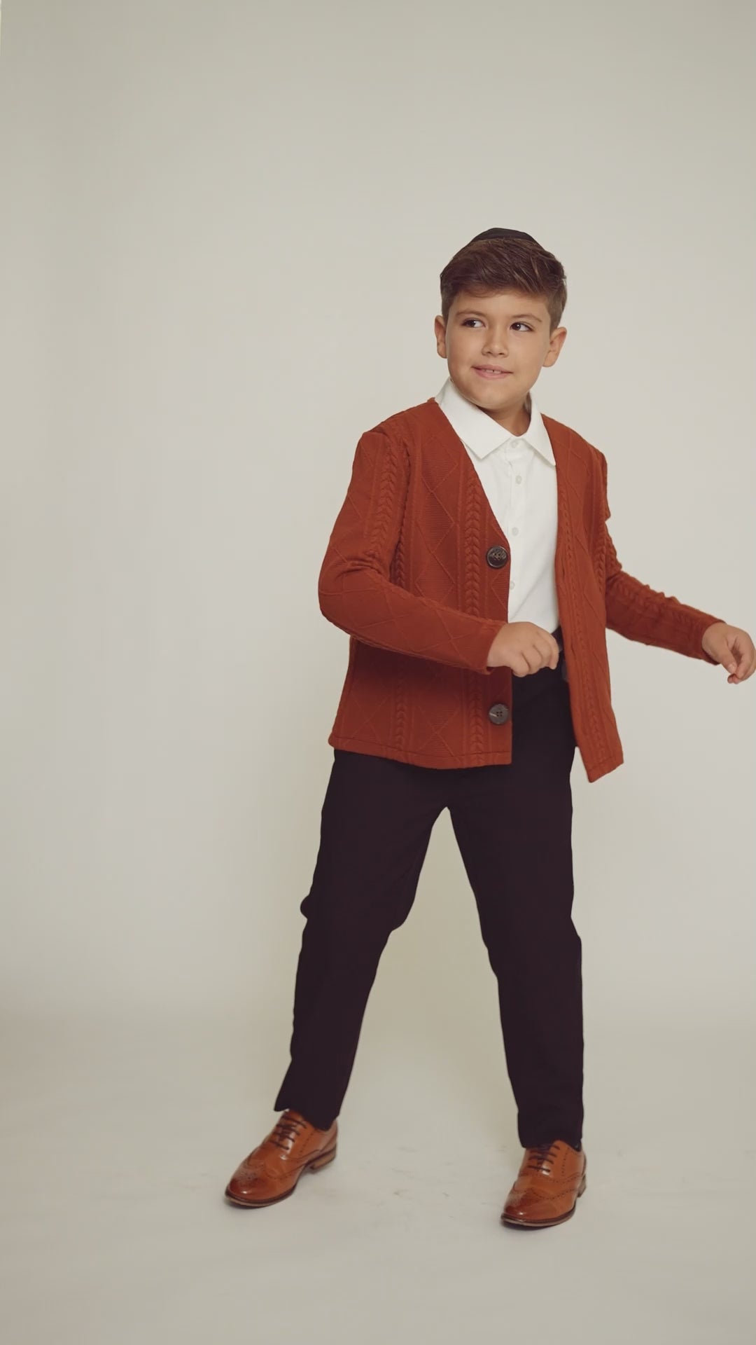 Classic Black Dress Pants Husky Boys