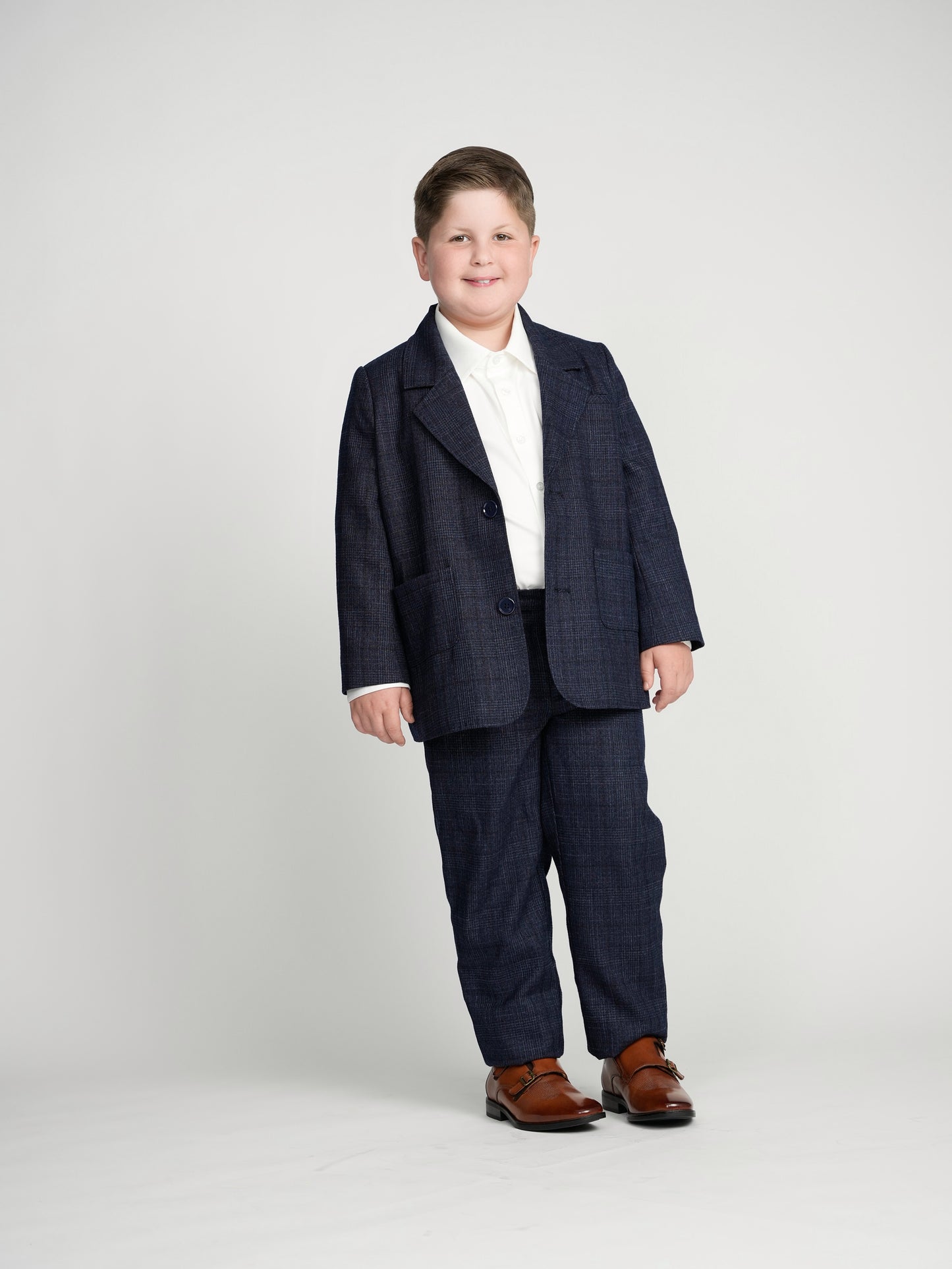 Navy Glen Plaid Dress Pants