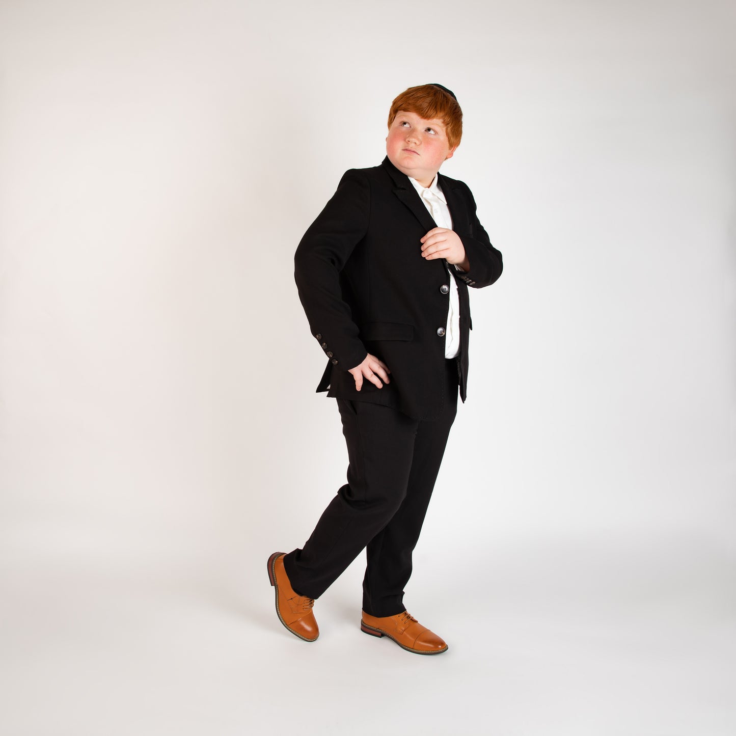Peak Lapel Black Dress Blazer
