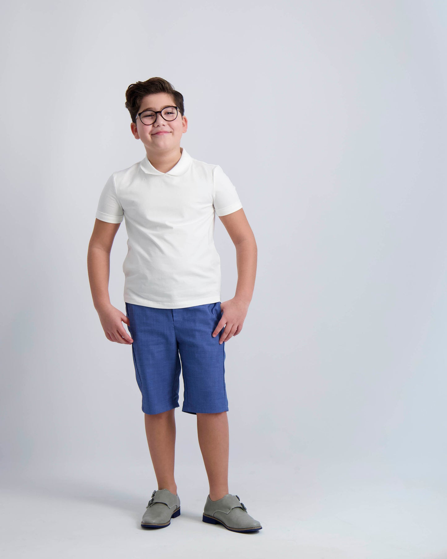 White Collar Top