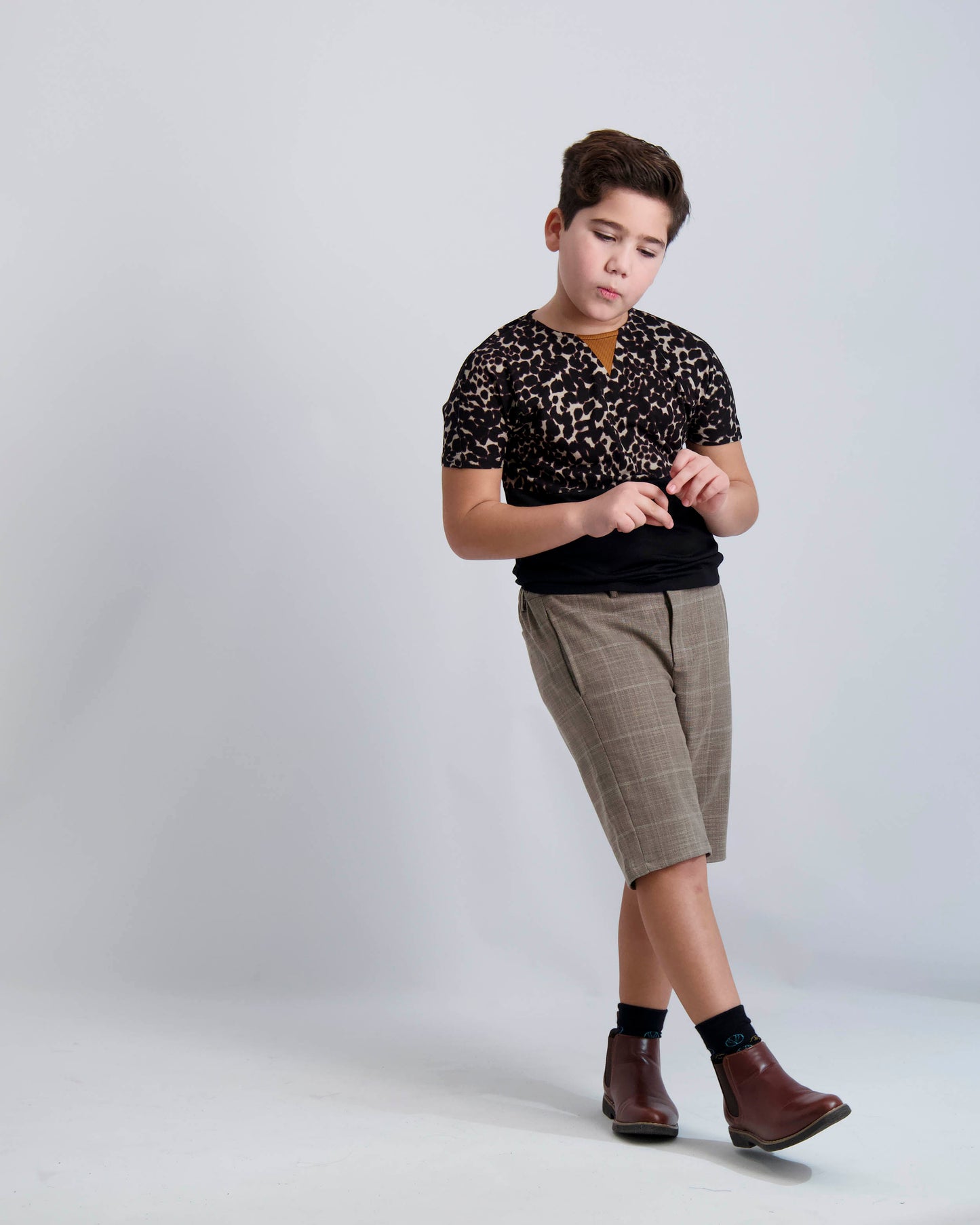 Leopard Dolman Tee
