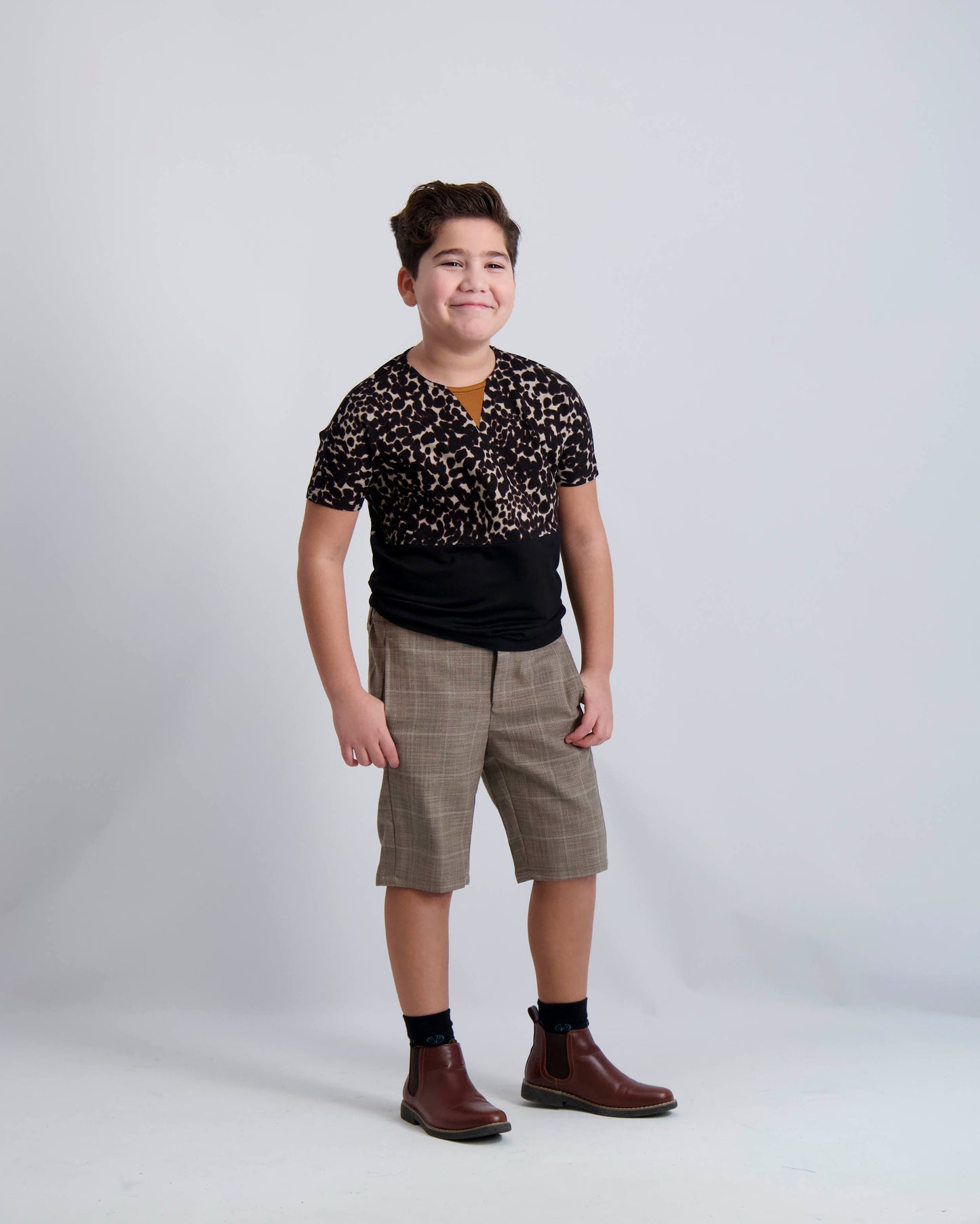 Leopard Dolman Tee
