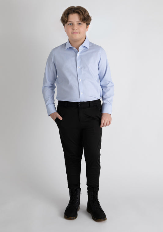 Black Flex Stretch Pants Jogger Waist