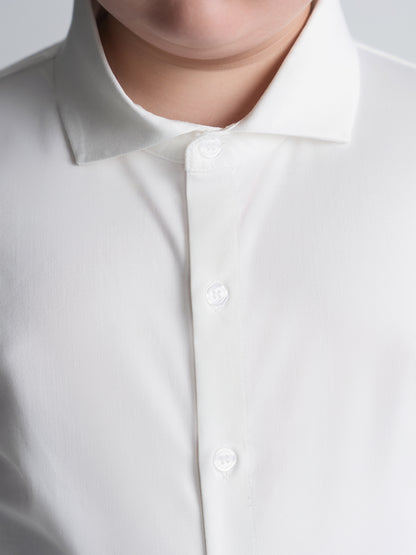White Dress Shirt Cutaway Collar