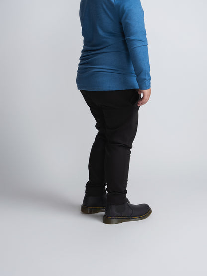 Black Stretch Pants Husky Boys