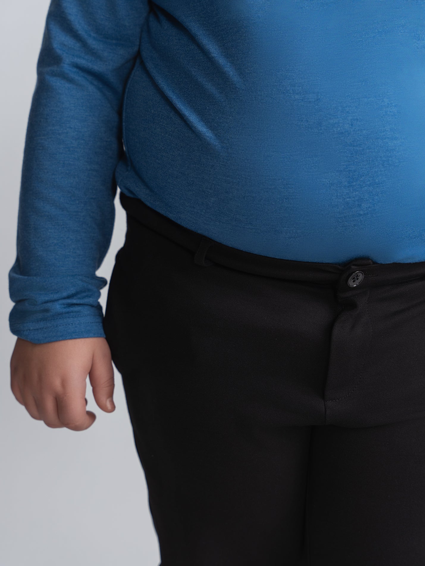 Black Stretch Pants Husky Boys