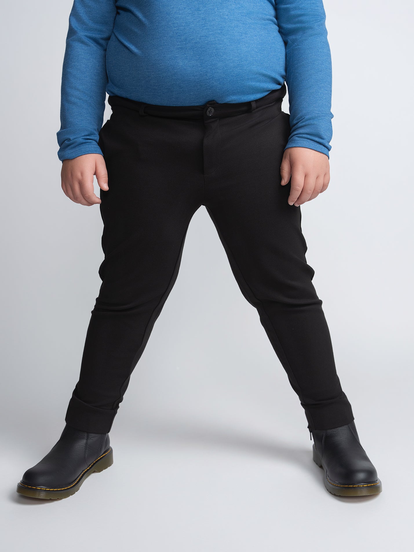 Black Stretch Pants Husky Boys