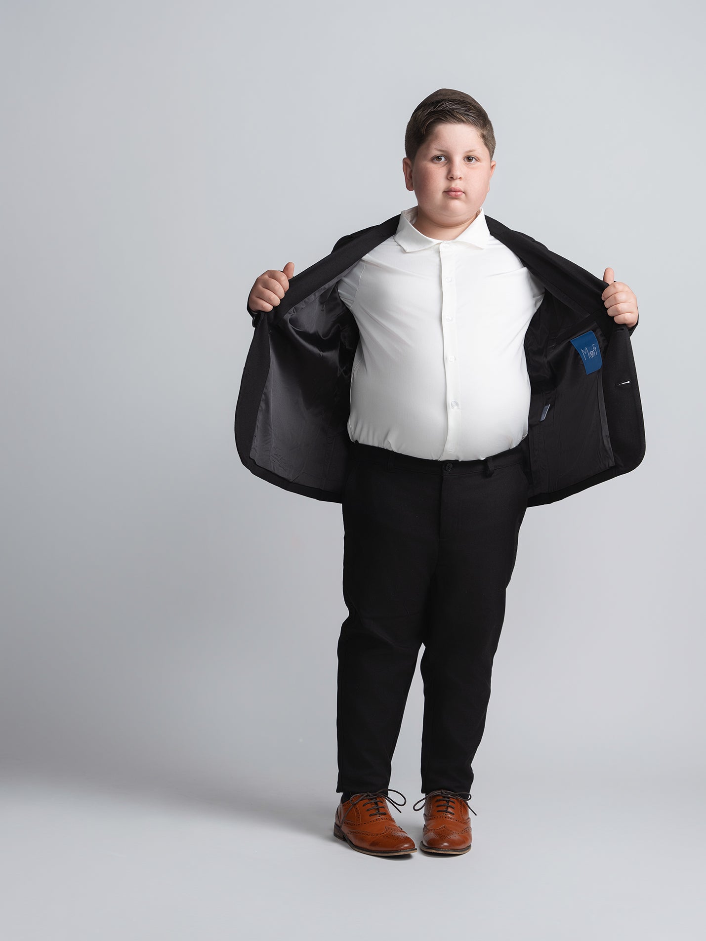 Black Suit Blazer Husky Boys