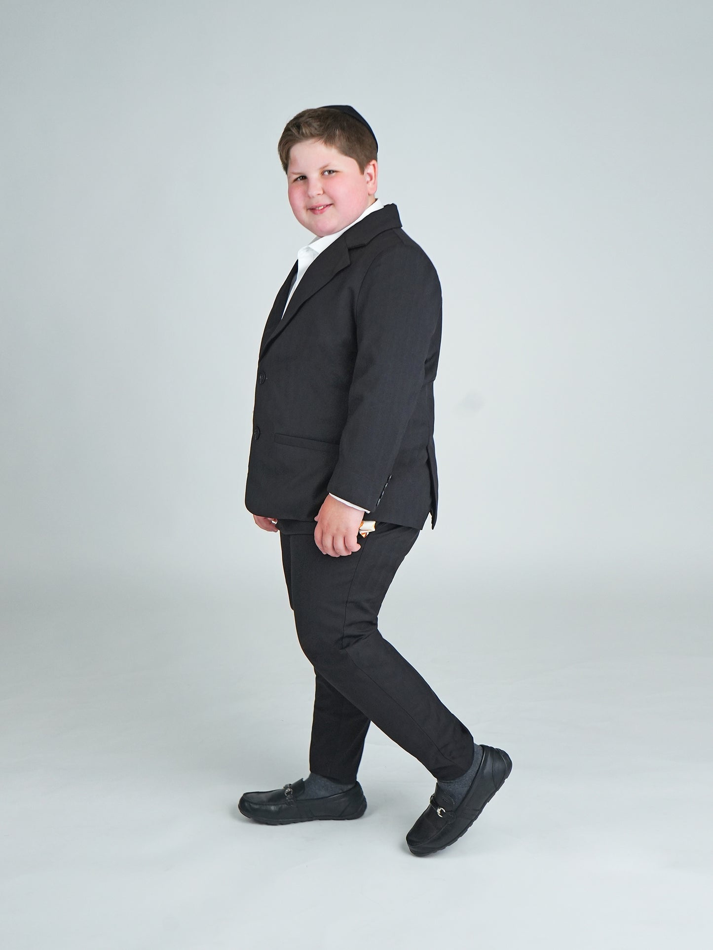 Black on Black Dress Pants Husky Boys