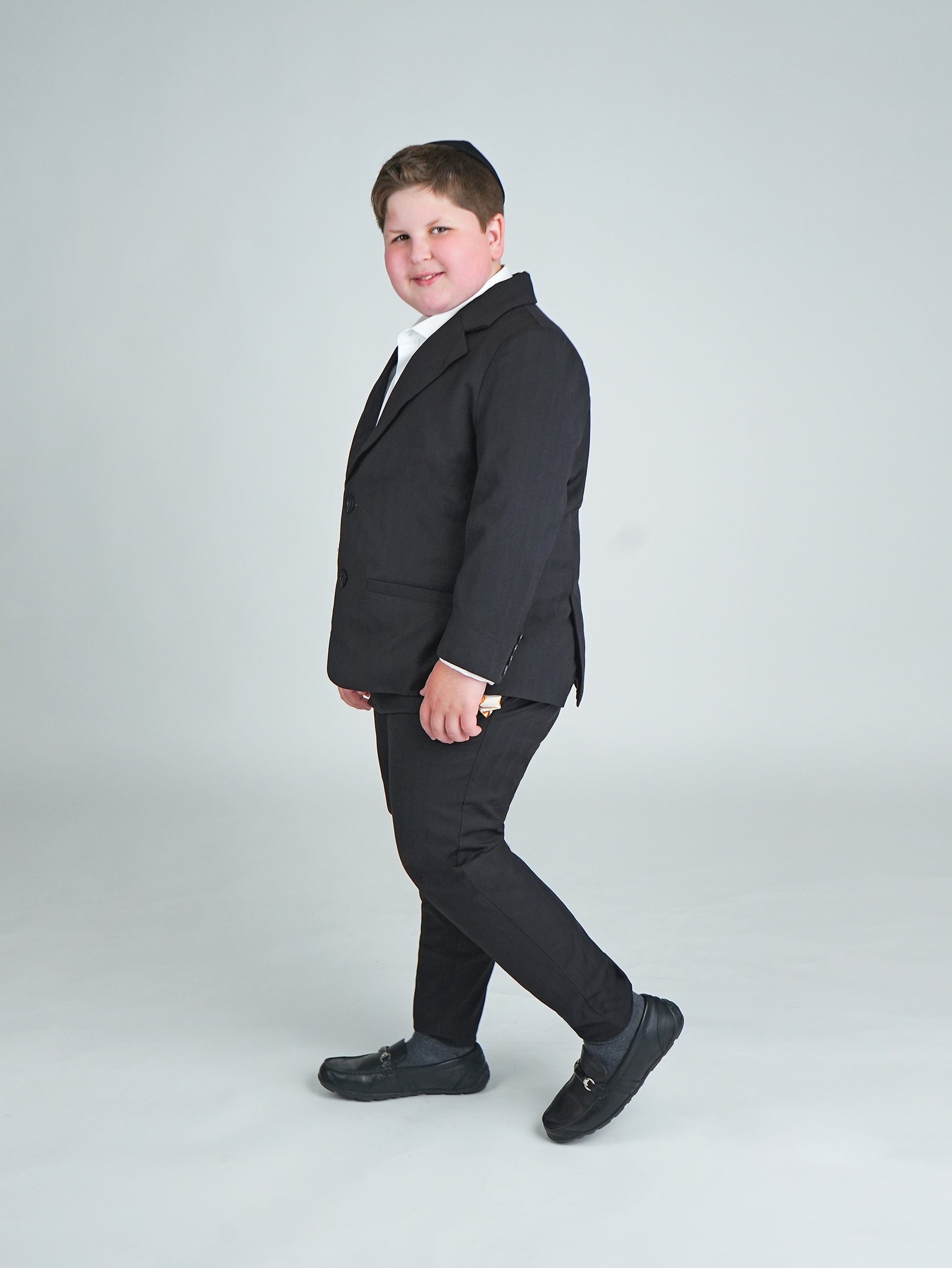 Black on Black Dress Pants Husky Boys