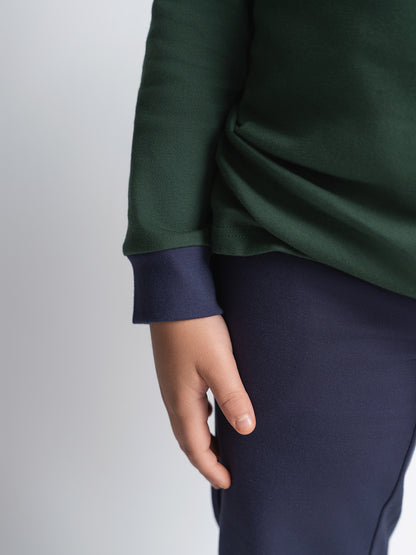 Classic Forest Green Polo Husky Boys