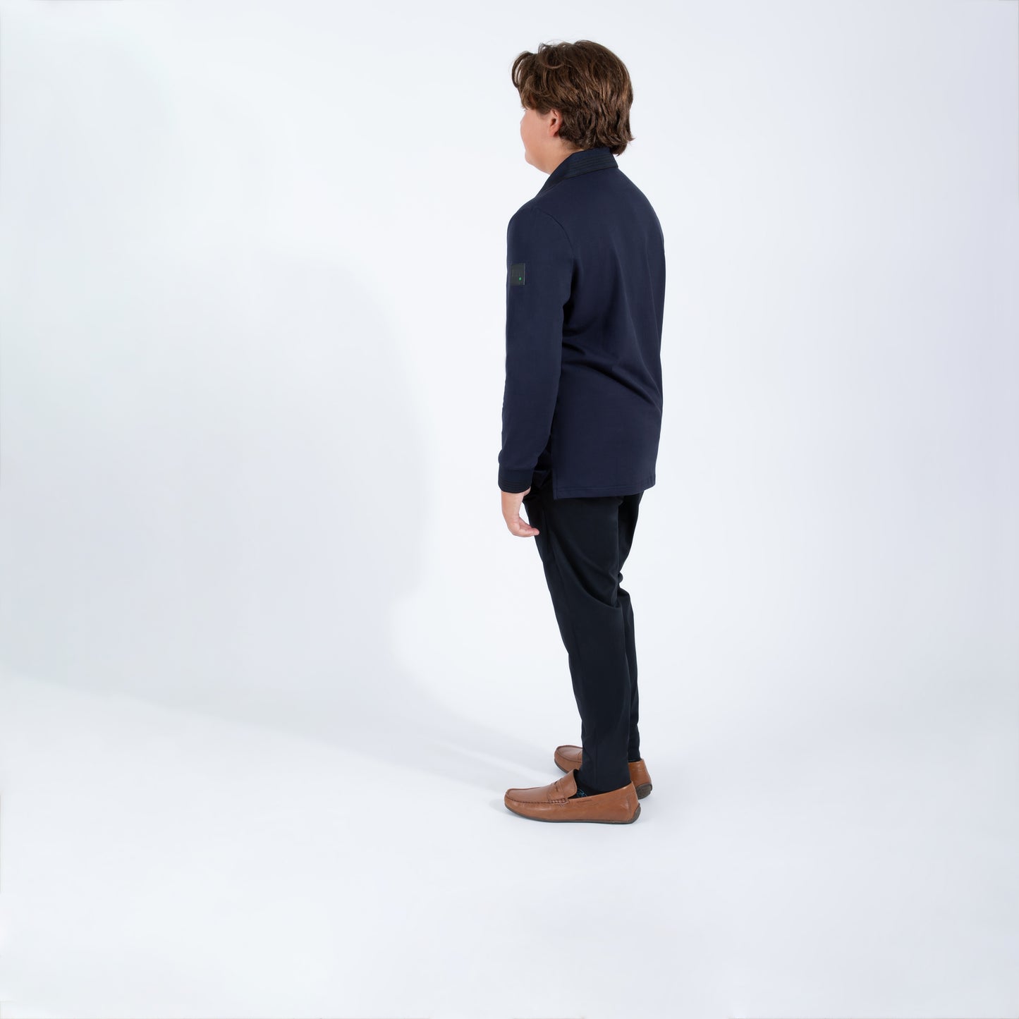 Navy Logo Polo