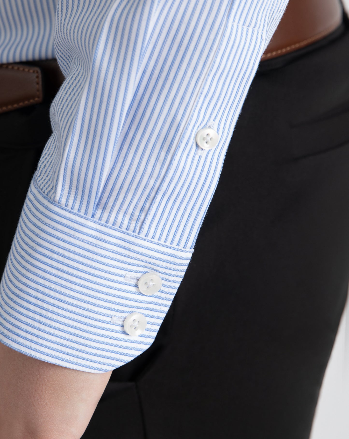 Pinstripe Non-Iron Dress Shirt