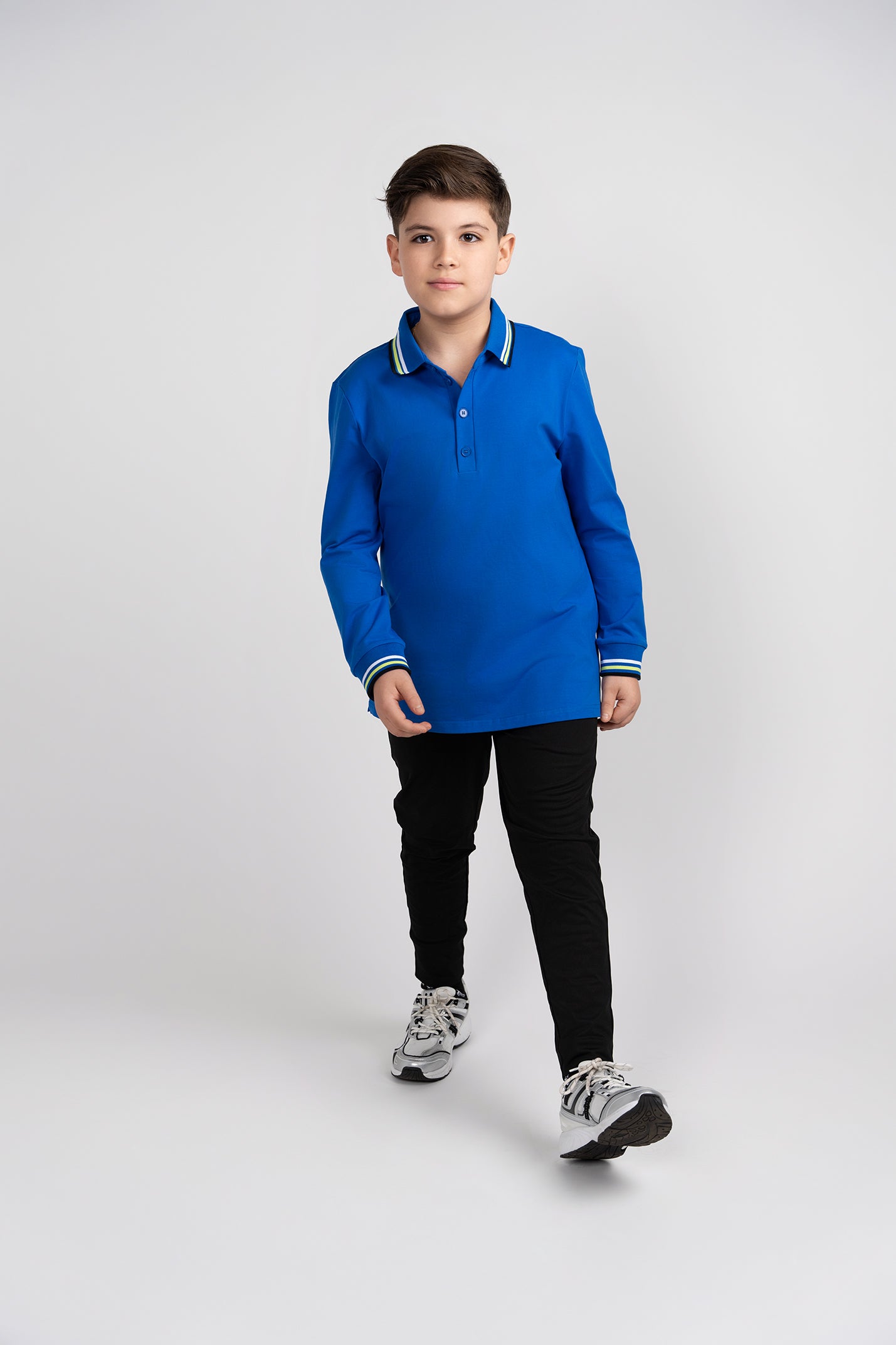 Mofi Triple  Trim Polo Husky Boys