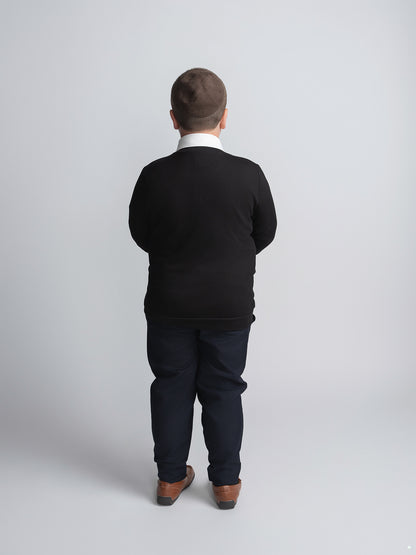 Navy Tailored Dress Pants Husky Boys