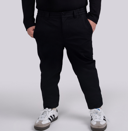 Very Dark Navy Flex Stretch Pants Jogger Waist