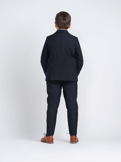 dark navy suit blazer husky boys