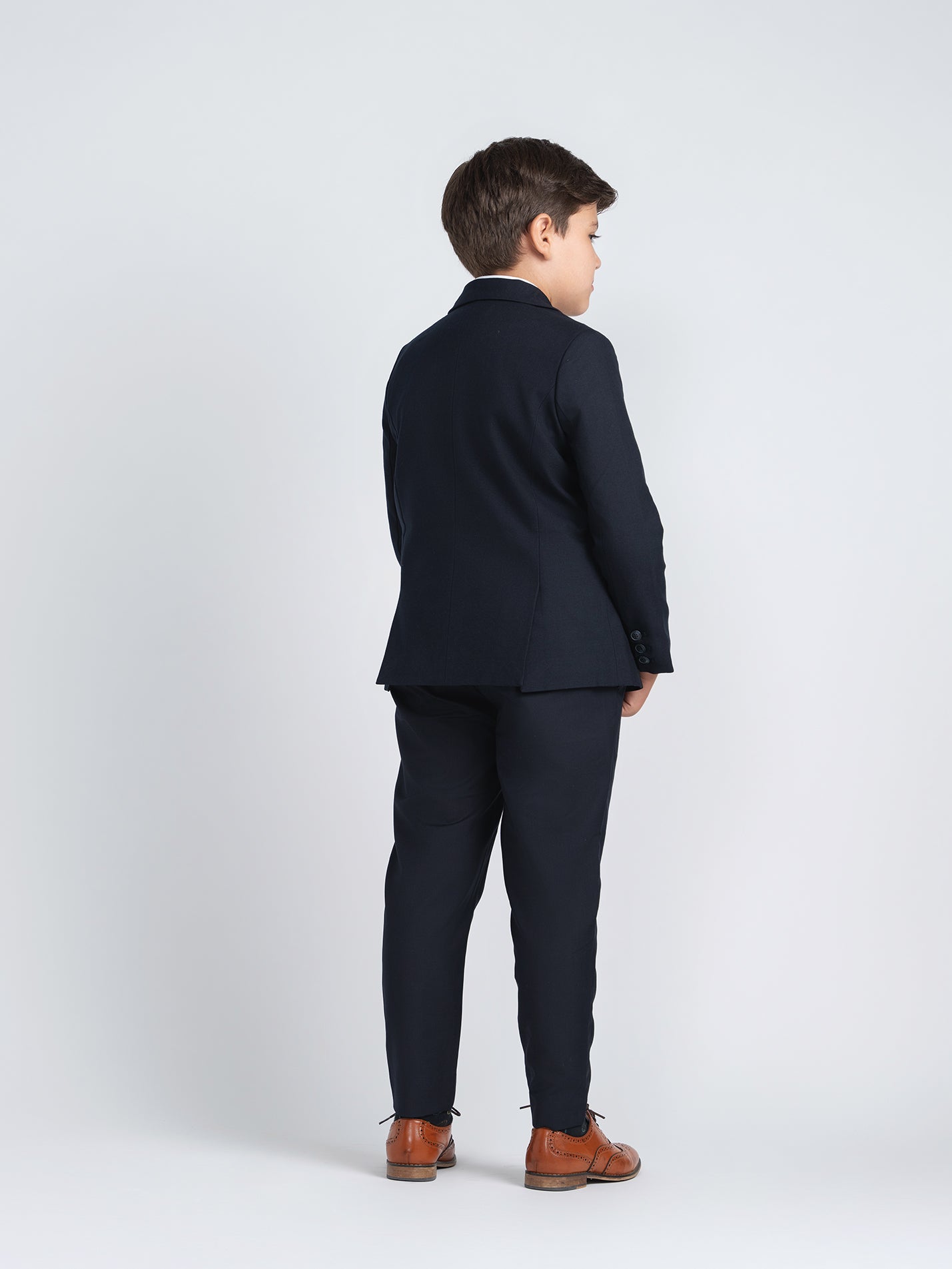 dark navy suit blazer husky boys  