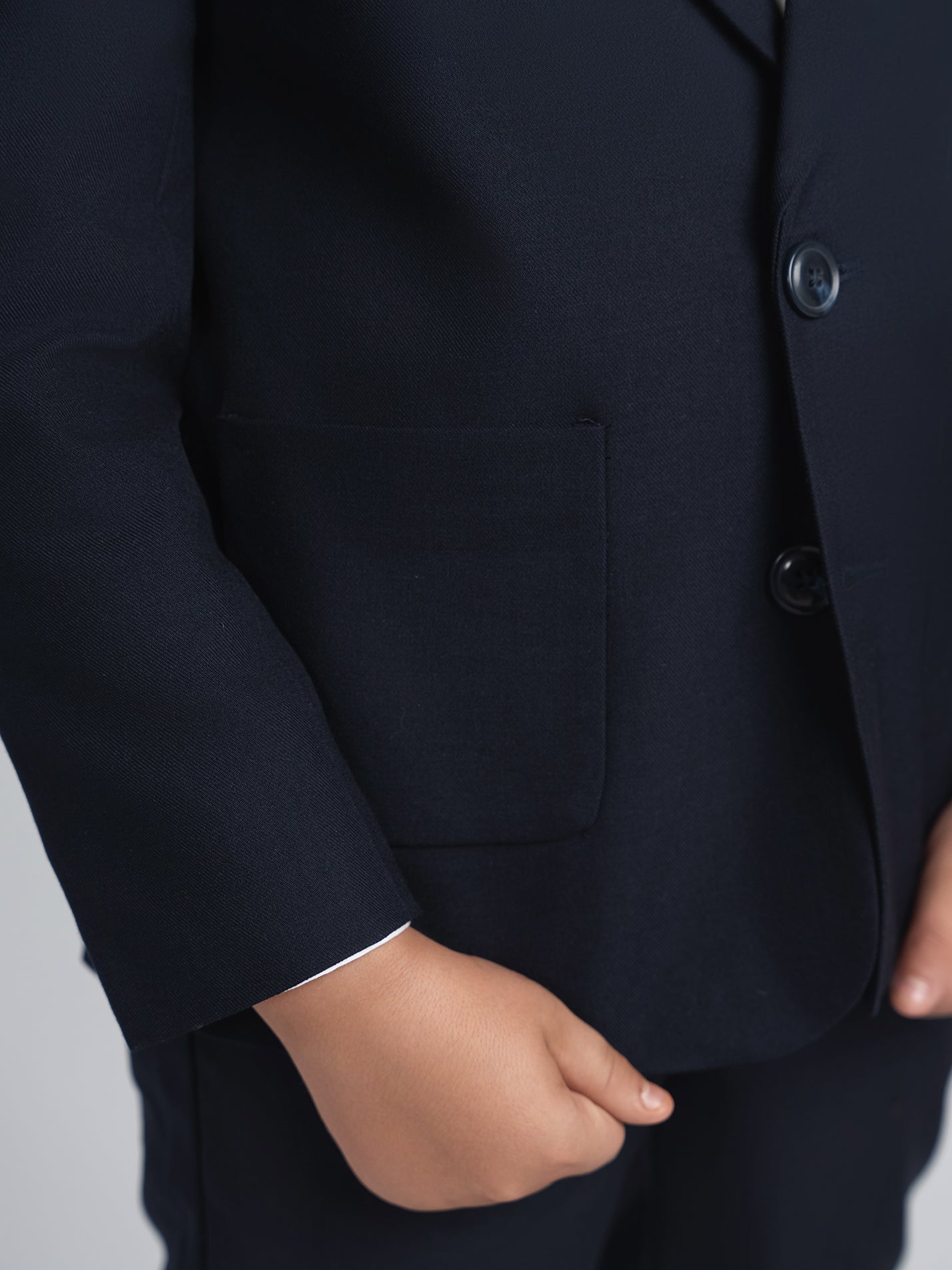 dark navy suit blazer husky boys