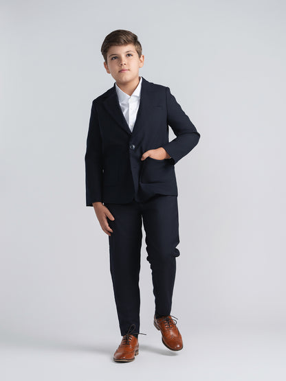 dark navy suit blazer husky boys