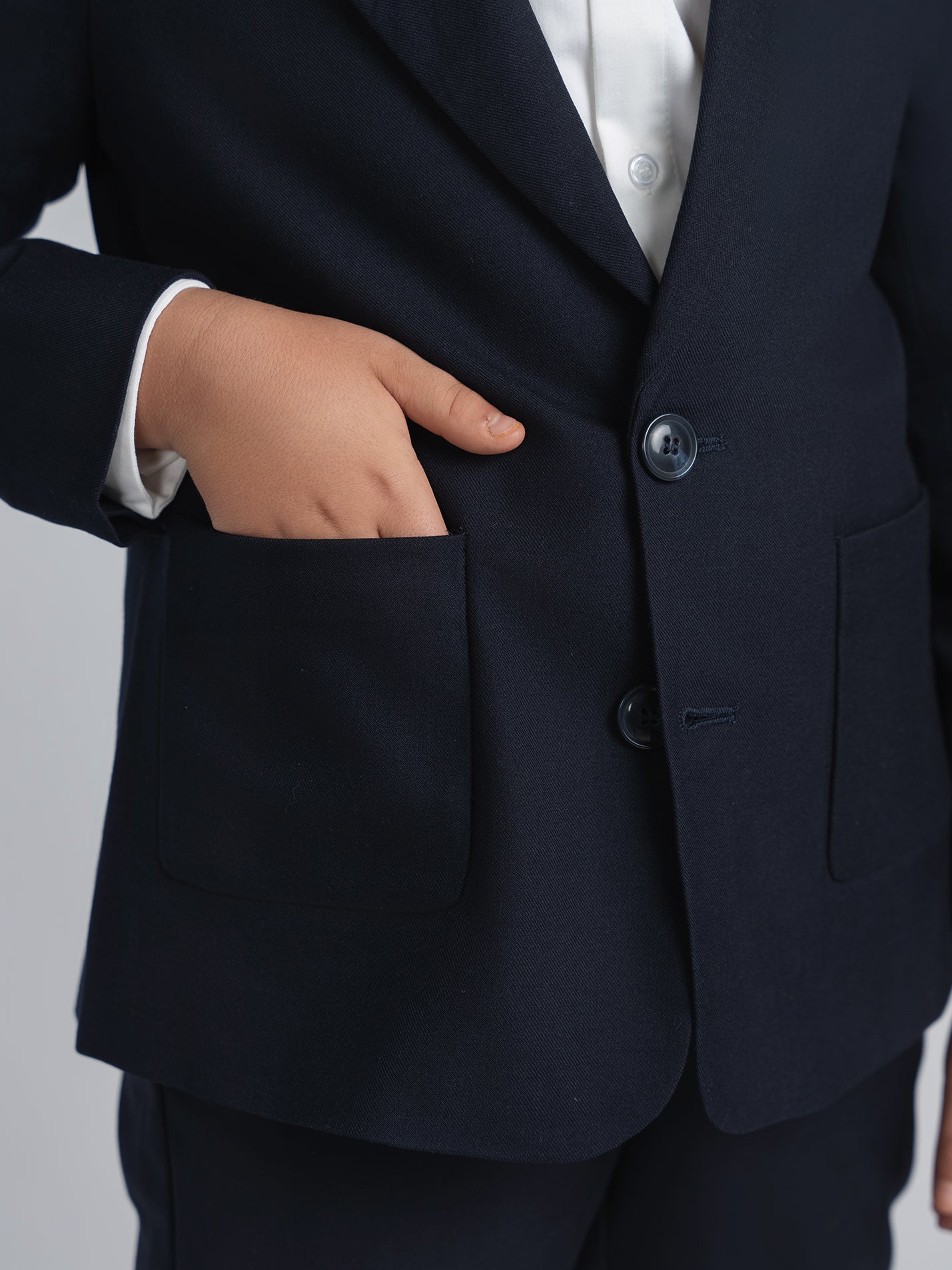 dark navy suit blazer husky boys
