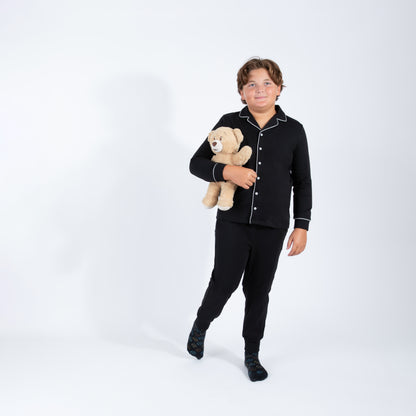 grandpa pajamas husky boys teddy bear