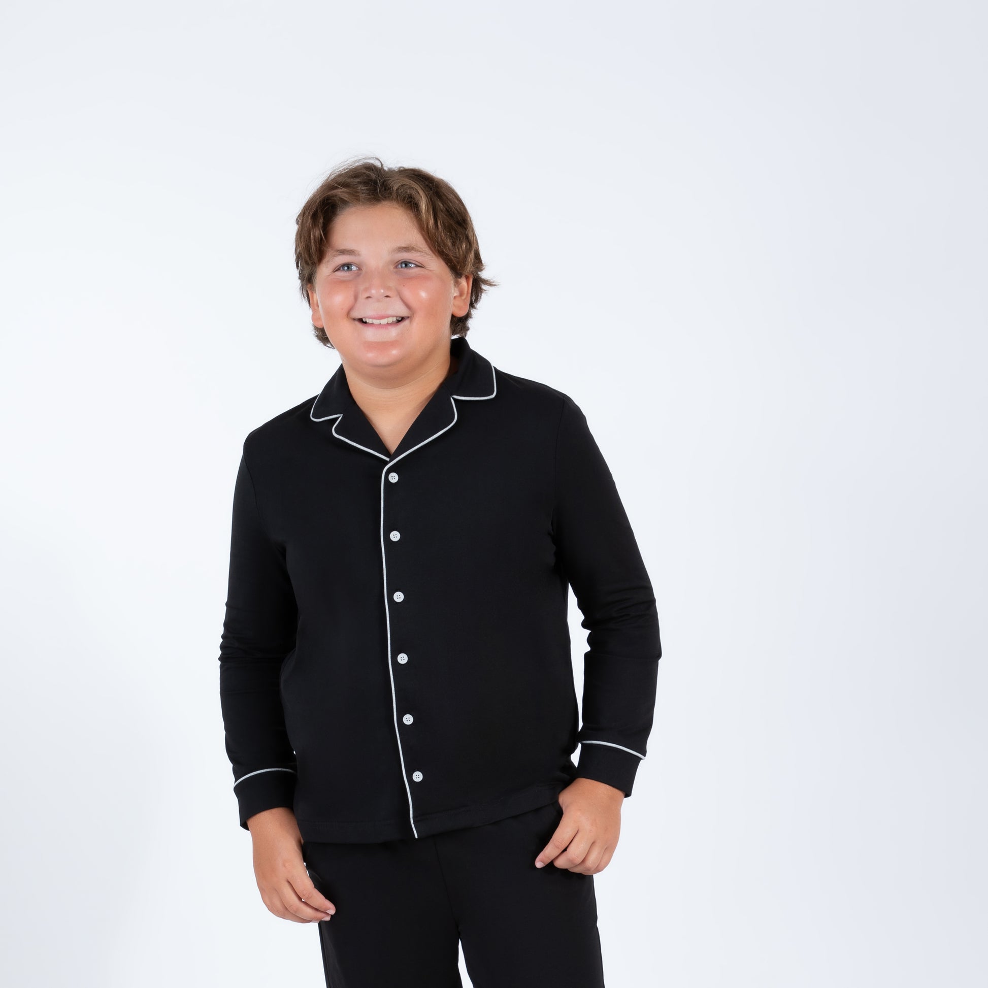 grandpa pajamas husky boys  