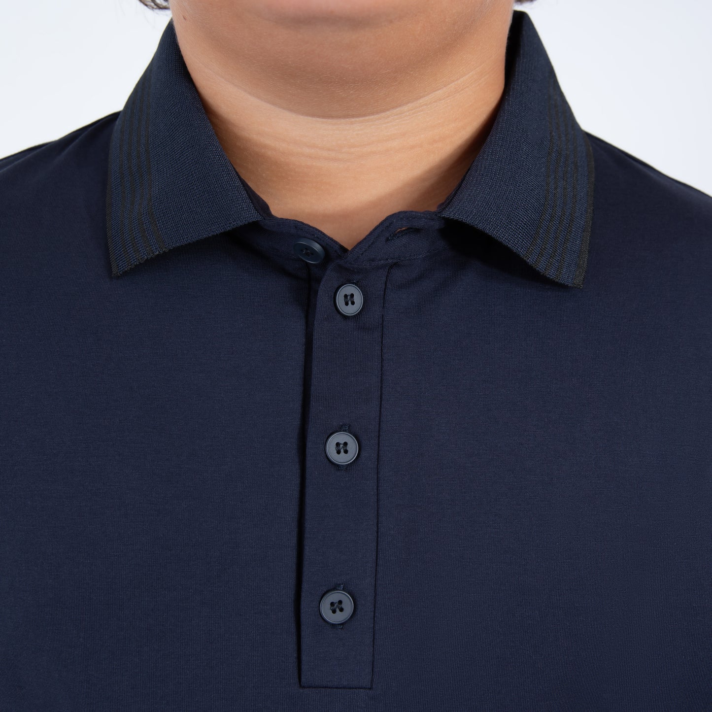 navy Logo Polo husky boys