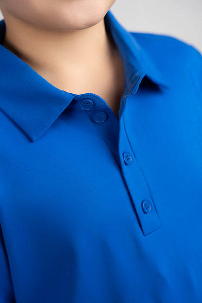 panel polo husky boys button detail