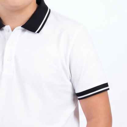 White Trim Polo