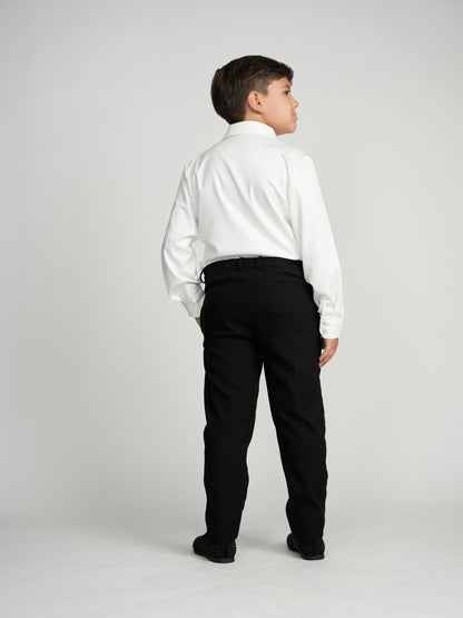 Classic Black Dress Pants Husky Boys