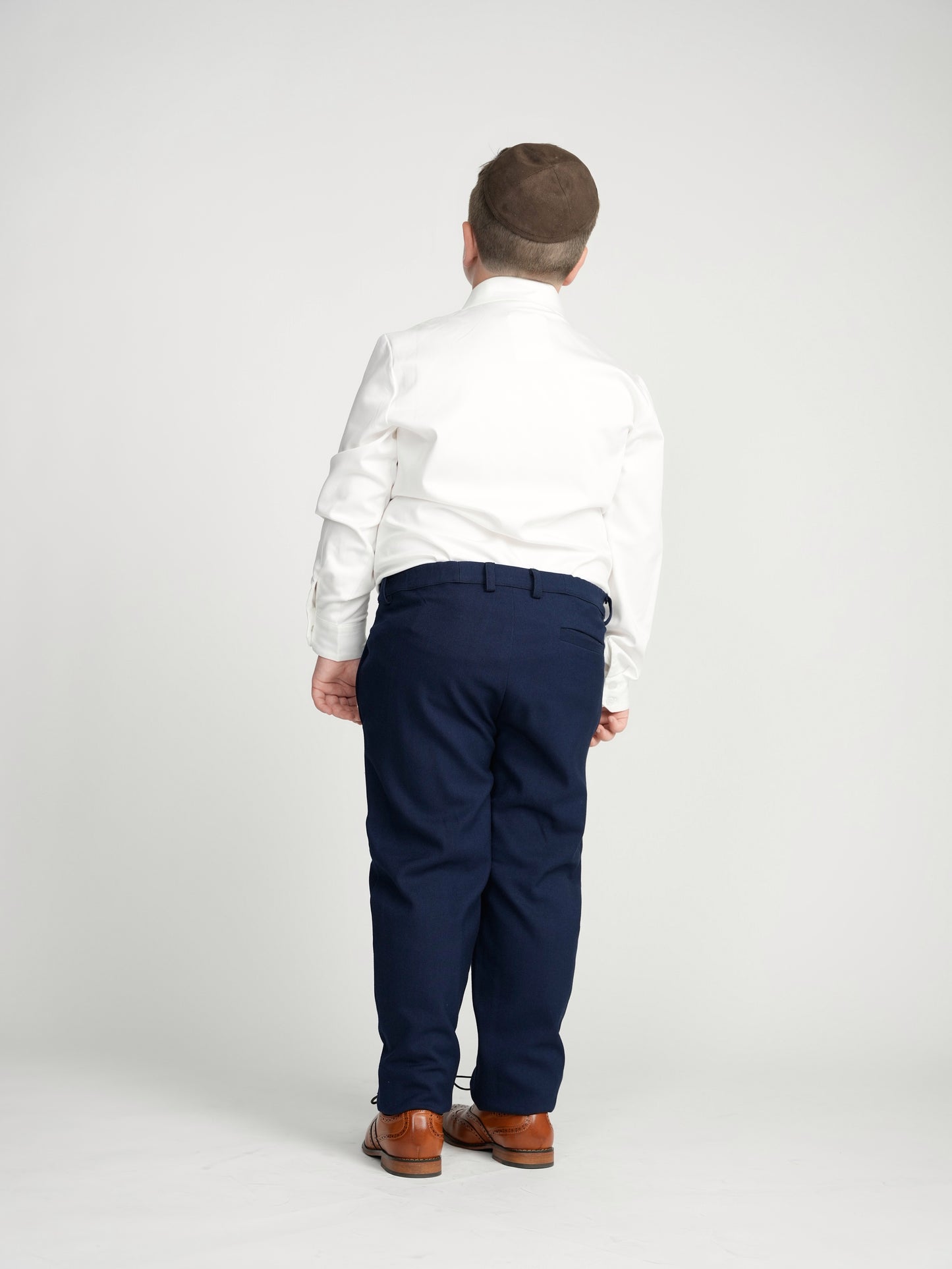 Classic Navy Dress Pants Husky Boys