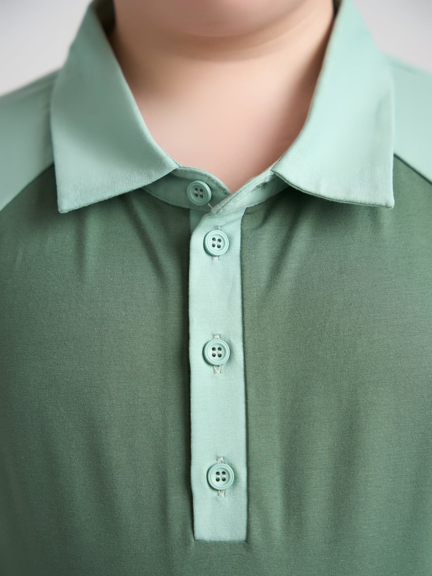 Jade Accent Shoulder Polo
