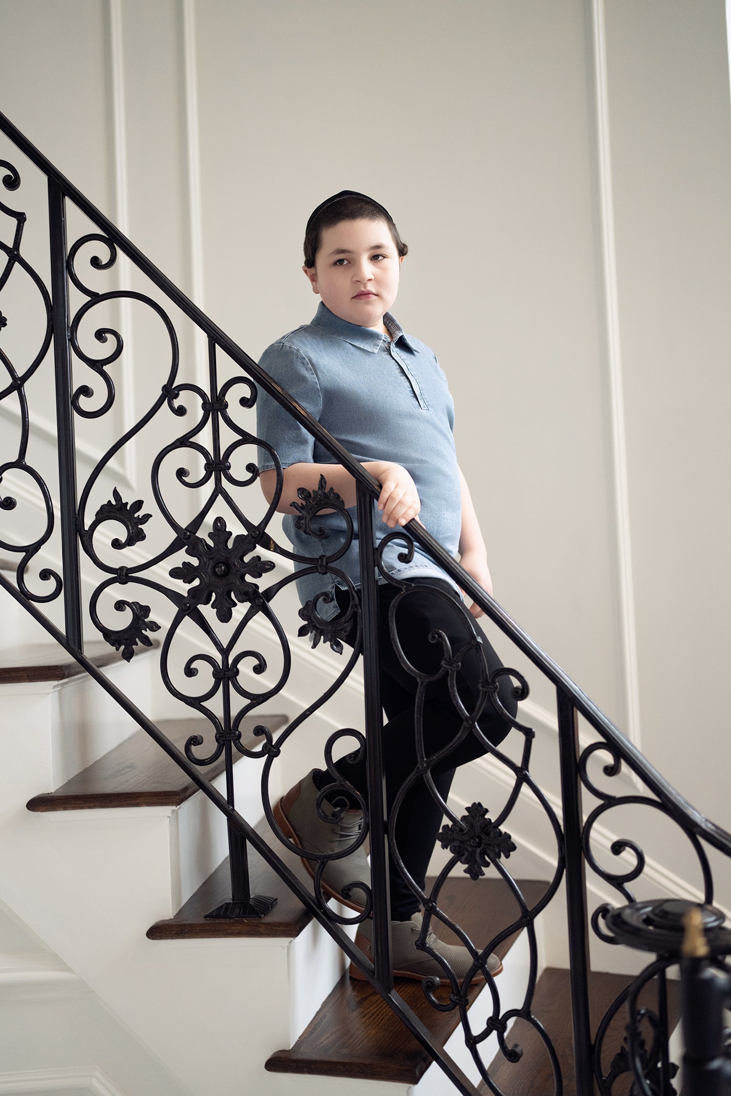 denim polo husky boys