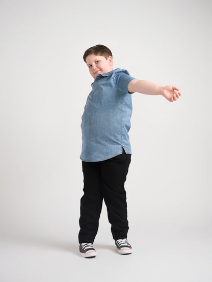 denim polo husky boys